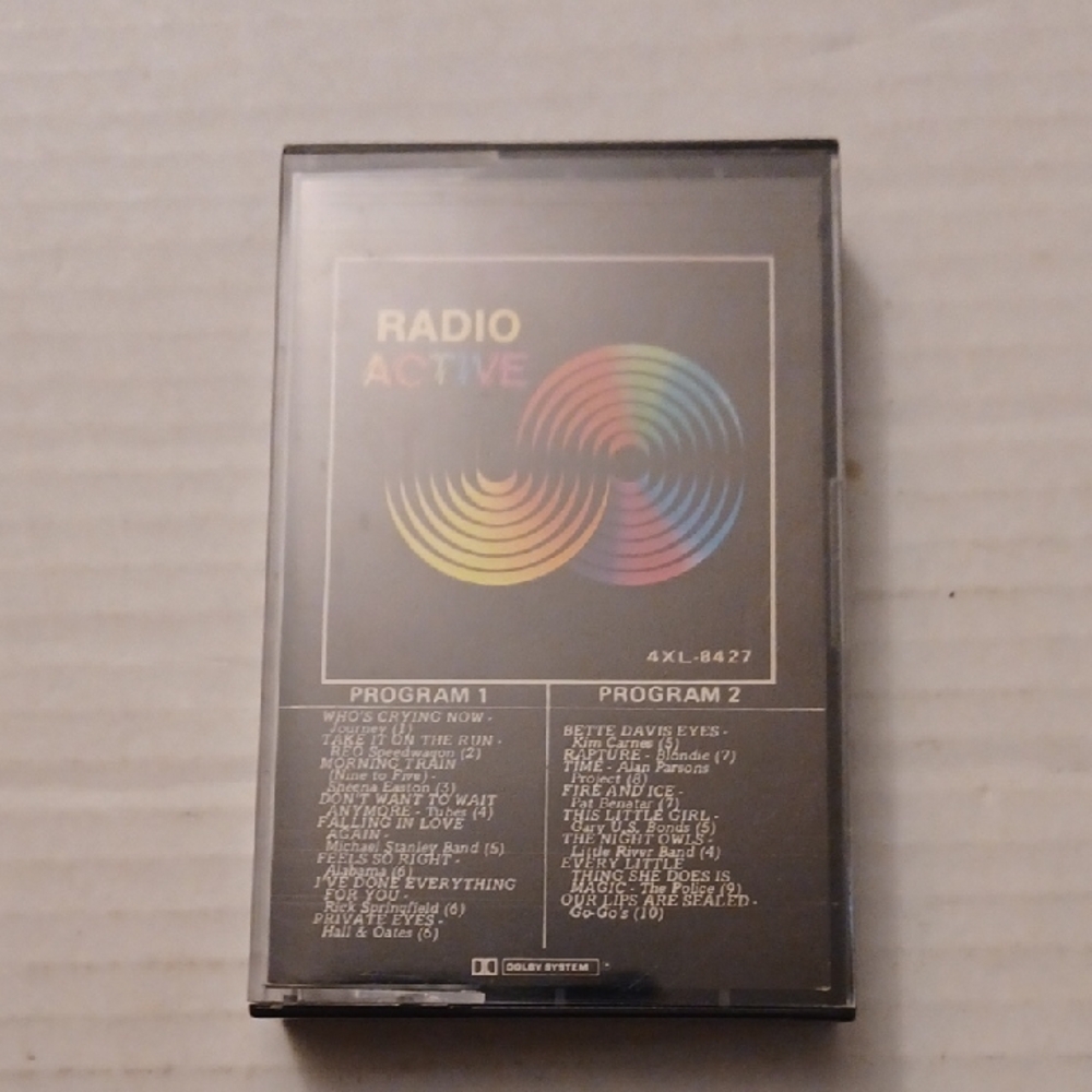 4/$30 Radio Active - Various Artists Casette Tape